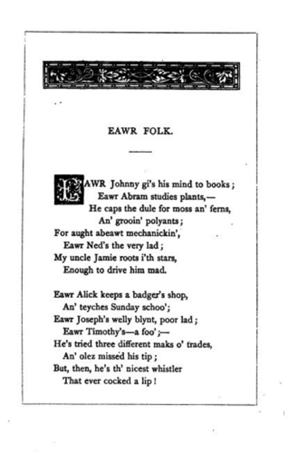 Lancashire Songs 
(1865)